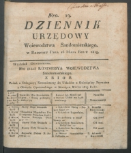 dziennik urzedowy woj.sandomierskiego 1819-19-00001